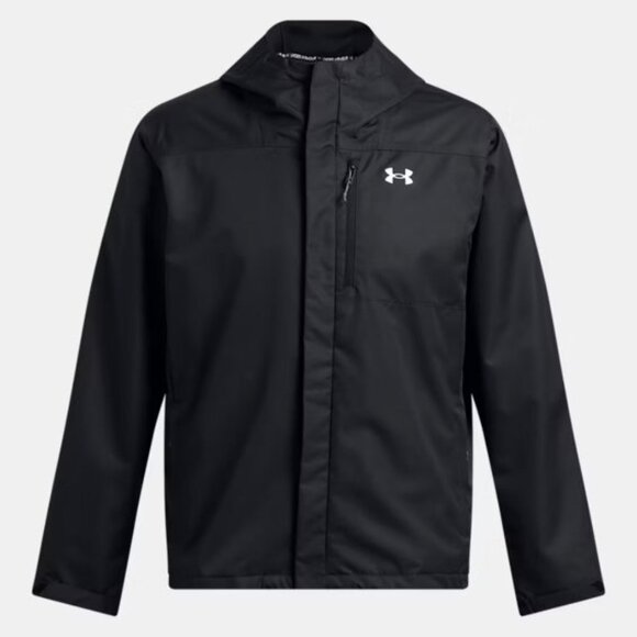 Under Armour Porter 3 in 1 Men's Jacket Super Warm Windproof Black Size XL NEW - Picture 8 of 12